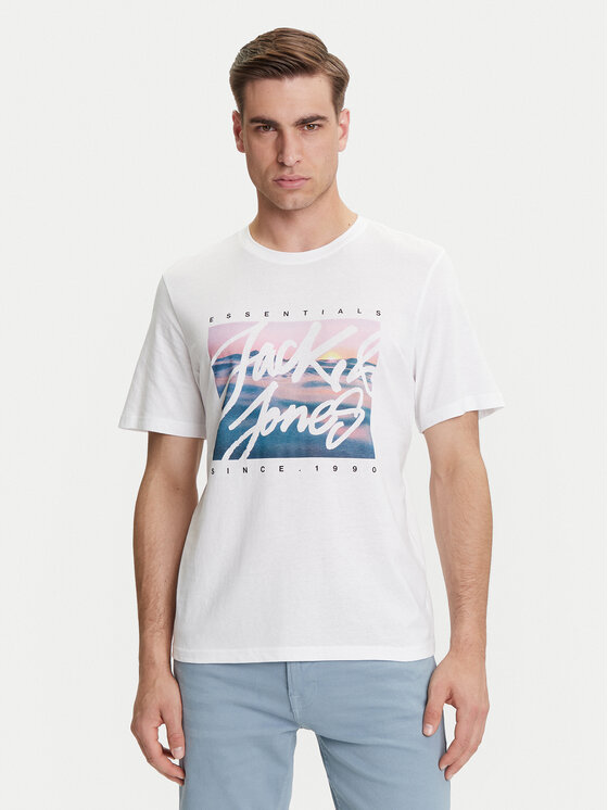

Футболка стандартного кроя Colton 12268438 Jack&Jones, белый