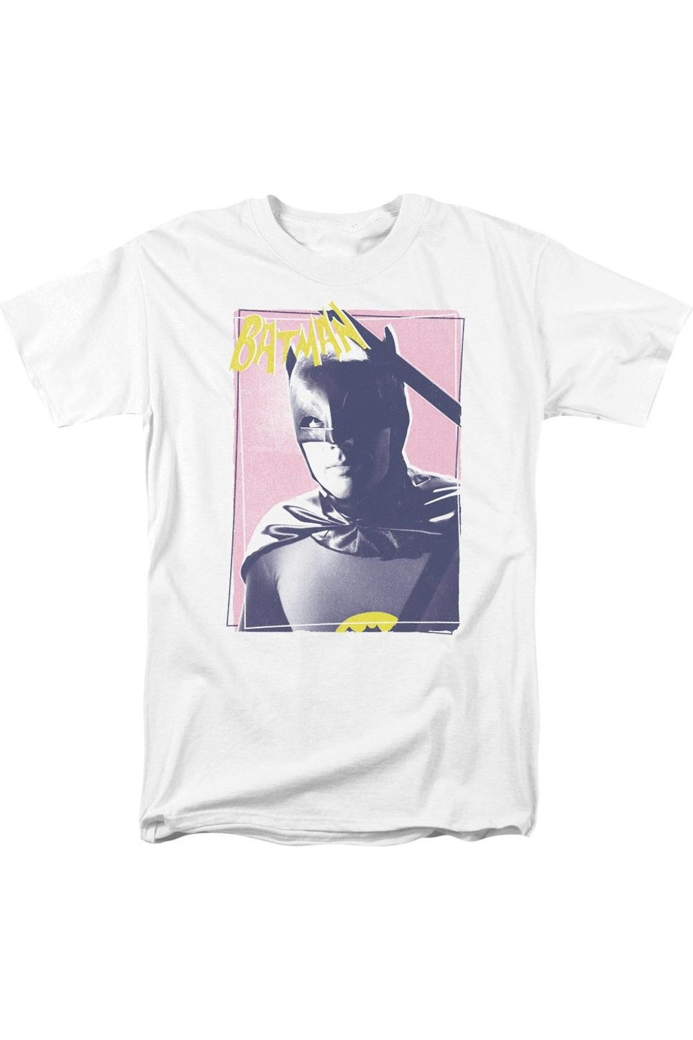 

Футболка с коротким рукавом для взрослых Batman Classic Tv Wayne 80s Gildan, белый