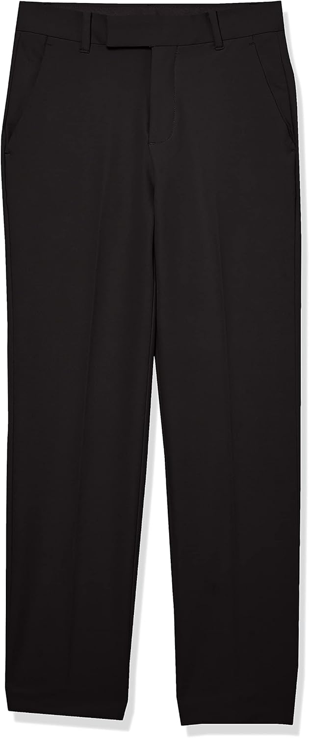 

Костюмные брюки Calvin Klein для мальчиков, прямой крой, подшитый низ, шлевки для ремня и функциональные передние карманы., Black Performance