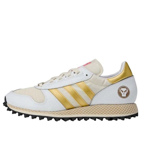 

Кроссовки x goldie silverbirch spzl 'white metallic gold' Adidas, белый