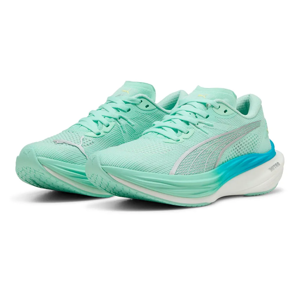 Беговые кроссовки Puma Deviate NITRO 3, зеленый