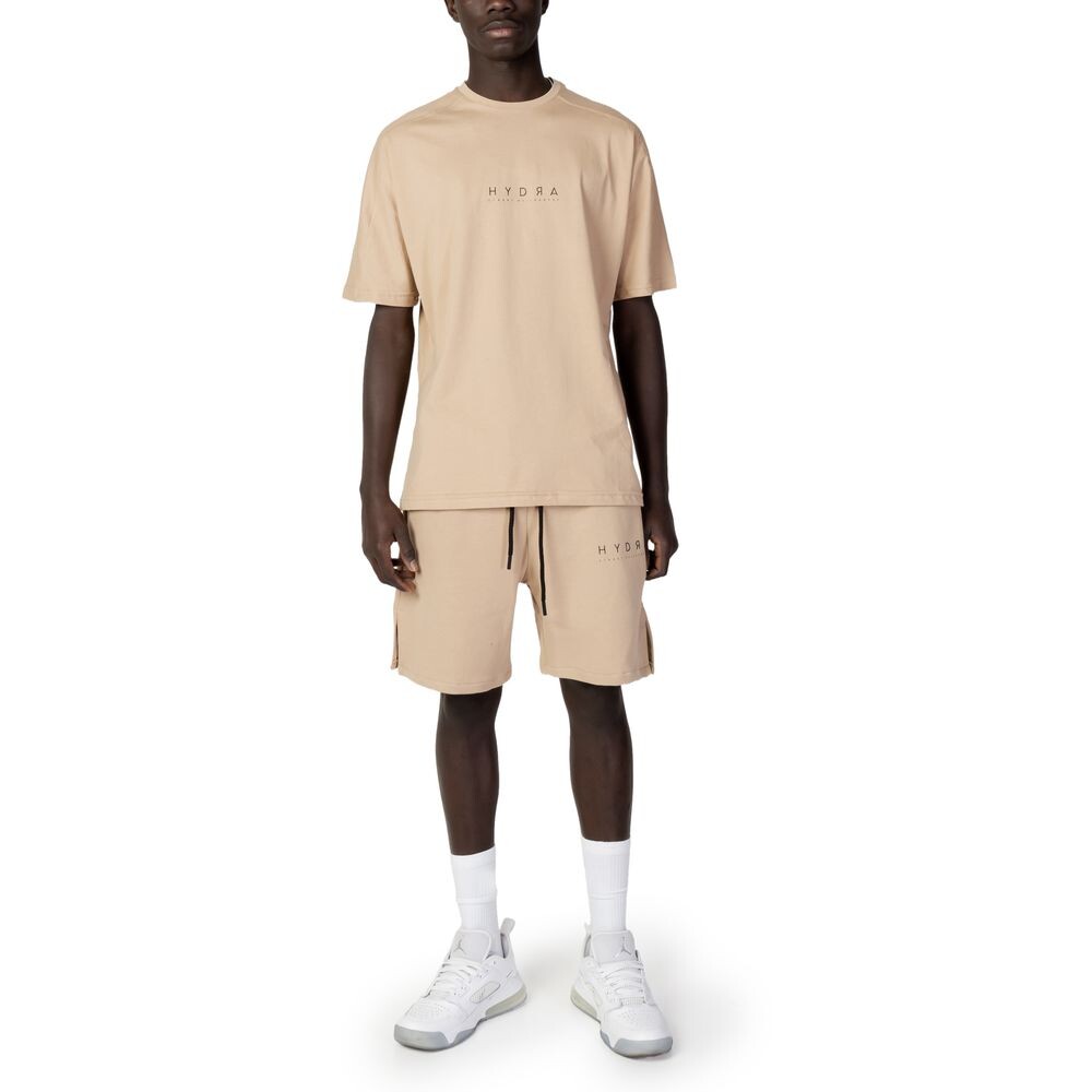 

Бежевый хлопковый спортивный костюм Hydra Clothing