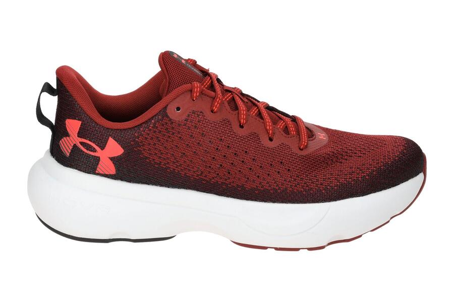 Спортивные кроссовки Under Armour Infinite красные черные мужские 3027523 — фото 2