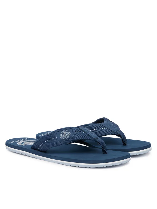 Tommy Hilfiger Пляжные сандалии-шлепанцы Hilfiger FM0FM05804, синие — фото 3