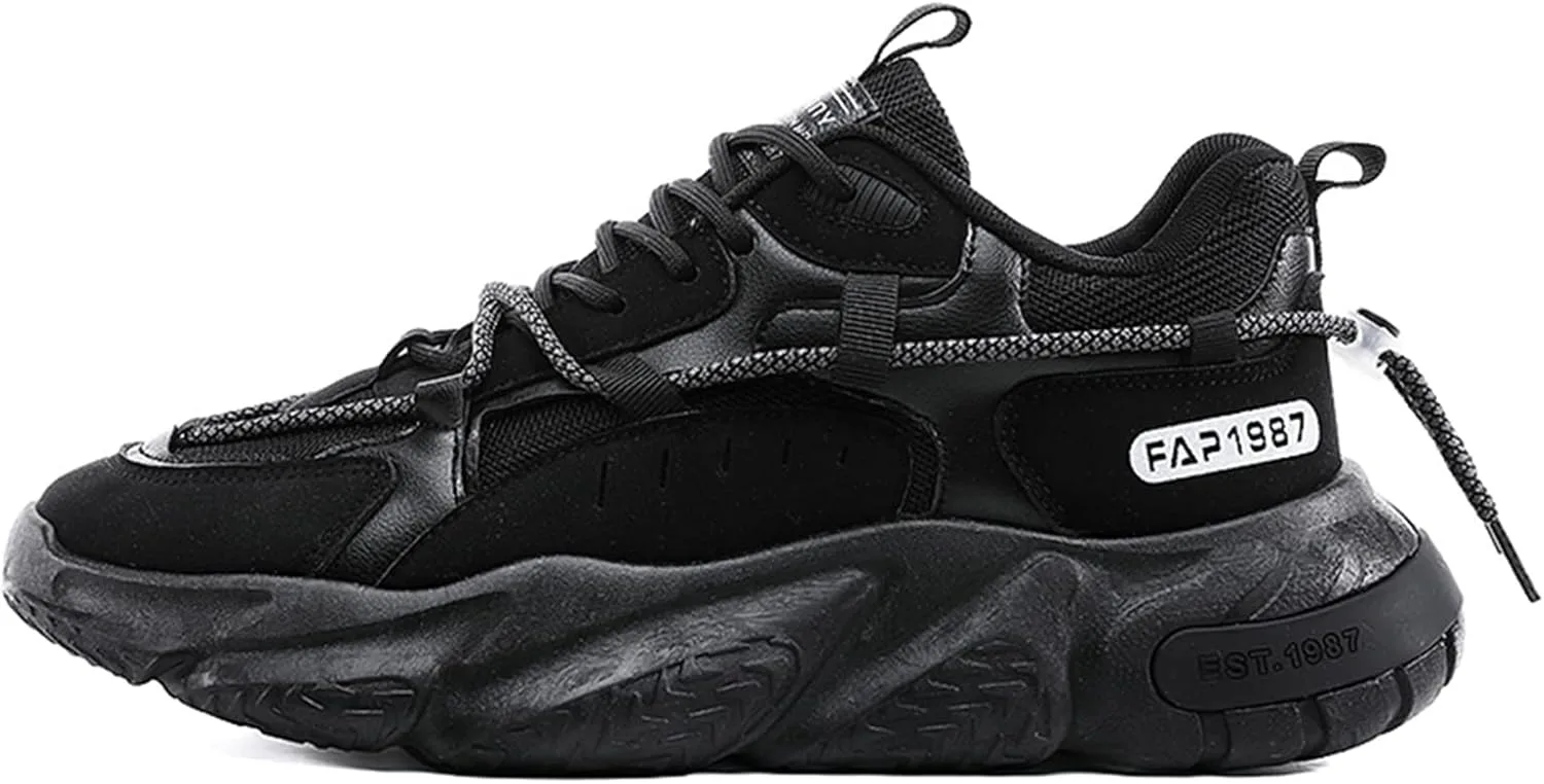 

Мужские беговые кроссовки GSIGUL для дороги, тенниса и ходьбы с амортизацией, спортивные кроссовки и повседневная обувь для мужчин, черный