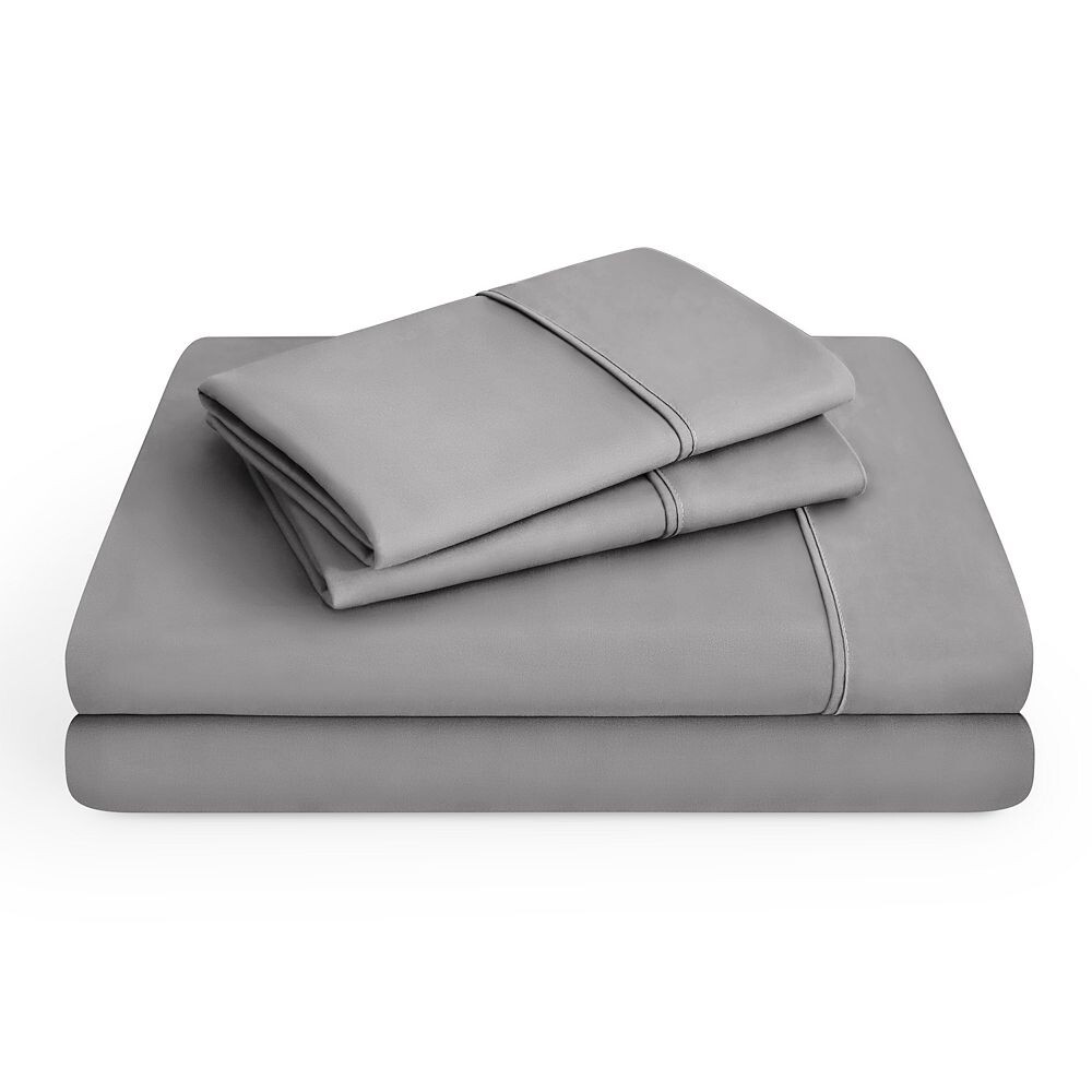 

Комплект ультрамягких простыней с двойной щеткой Bare Home, цвет Light Grey