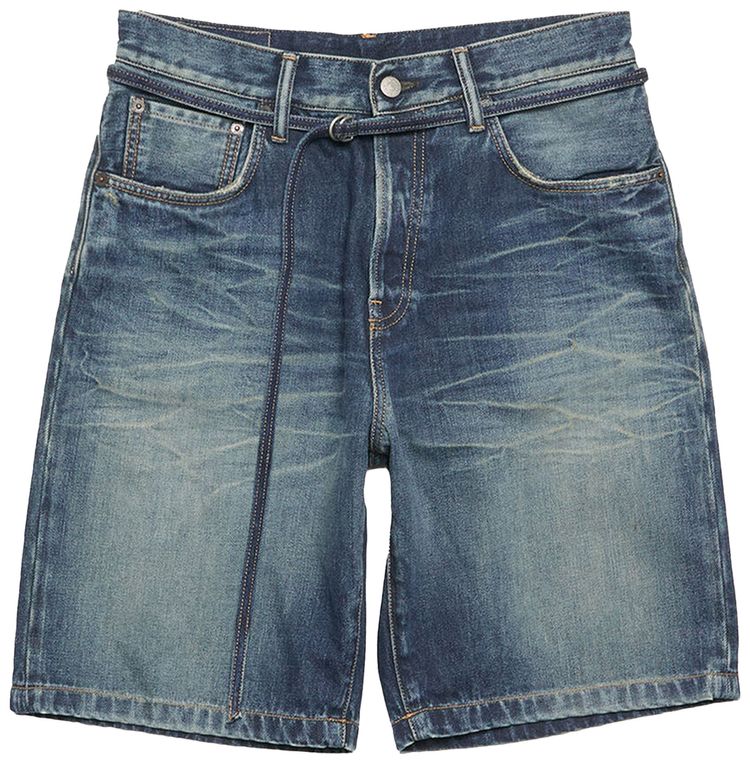 

Шорты Acne Studios Loose Fit Denim Shorts 'Mid Blue', синий