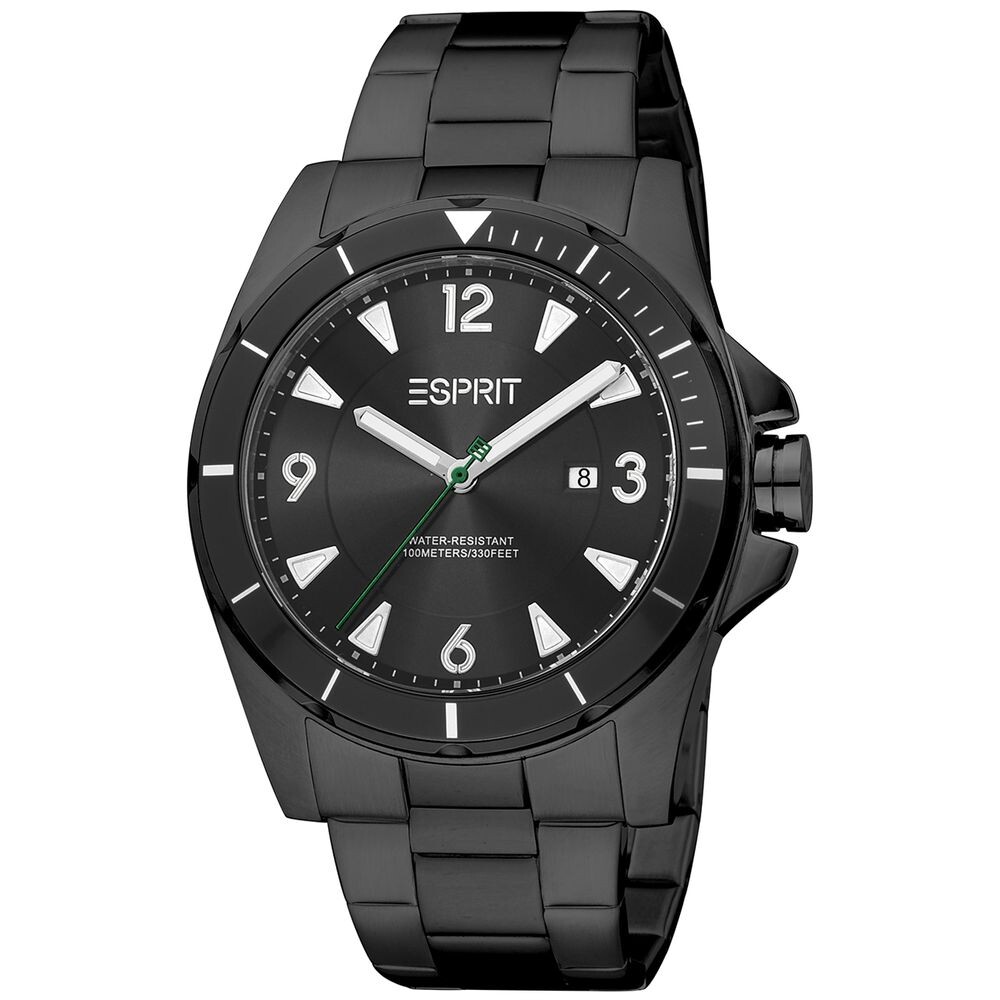

Черные мужские часы Esprit