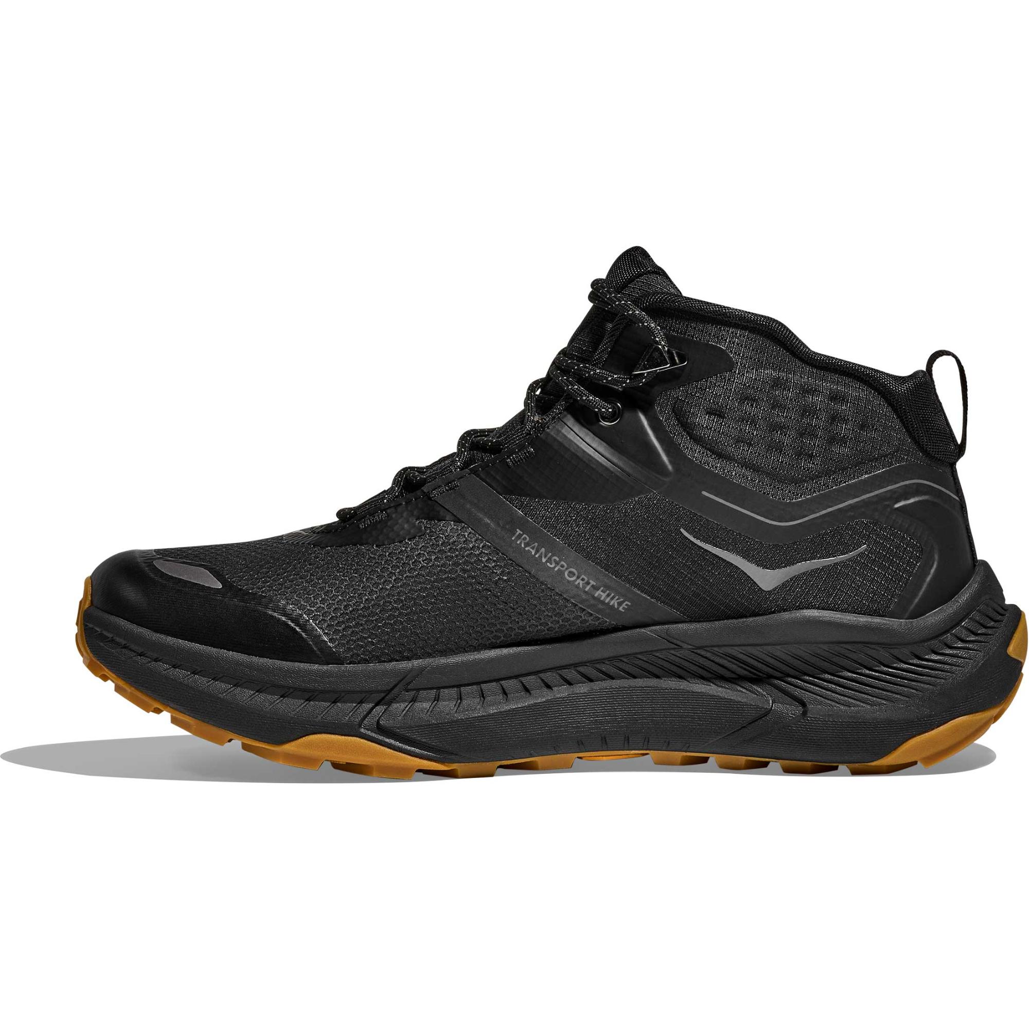 Мужские кроссовки Transport Hike GTX HOKA, Black / Black — фото 3