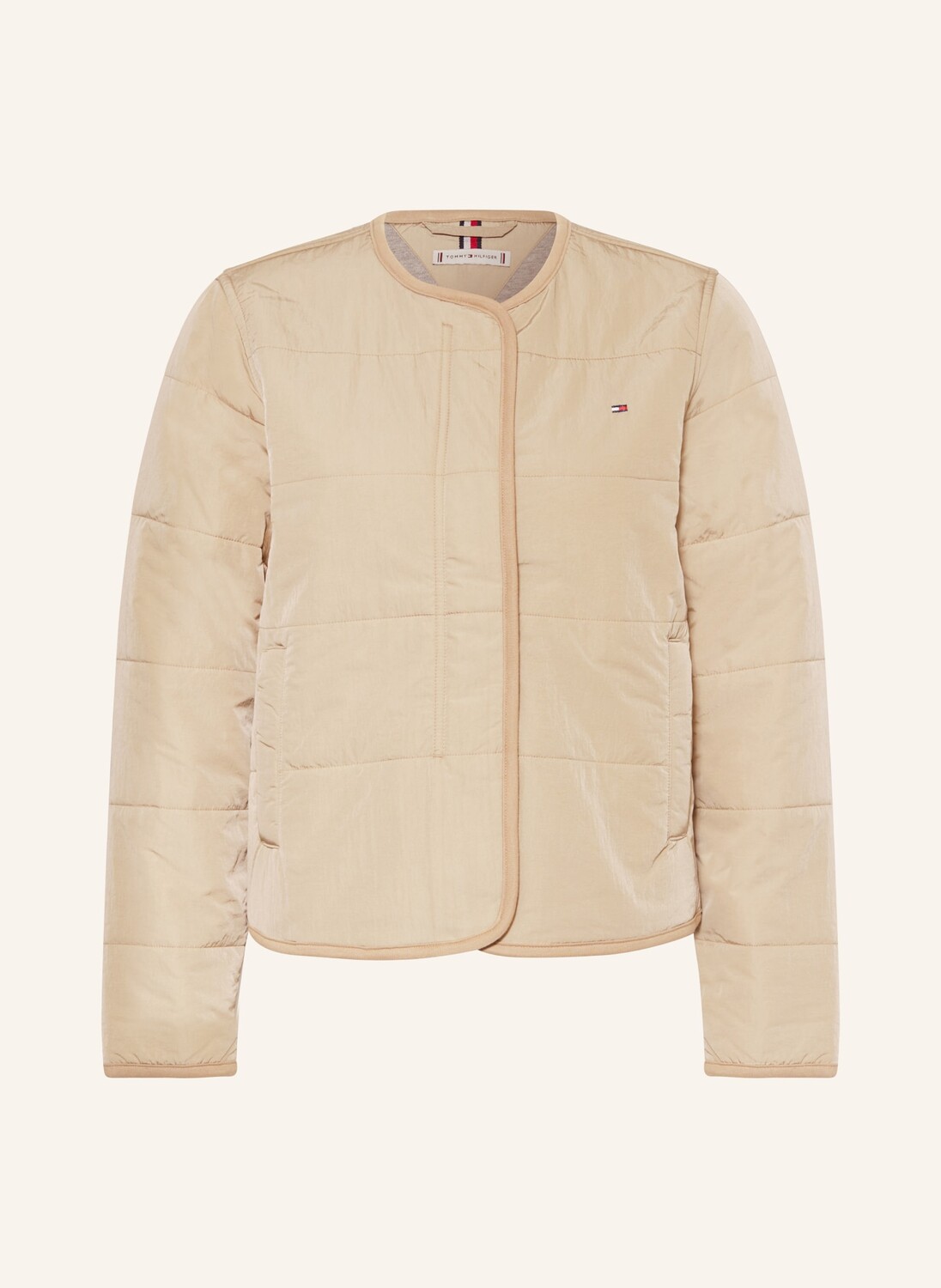 

Стеганая куртка Tommy Hilfiger, бежевый