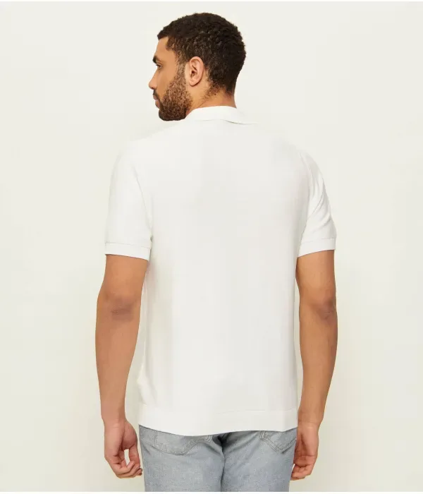 Полюс straight fit Lacoste, кремовый — фото 3