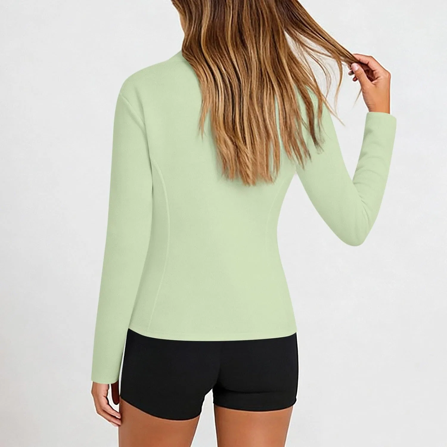 Куртка женская с защитой UPF 50+, Athletic Jacket, Mint Green — фото 3