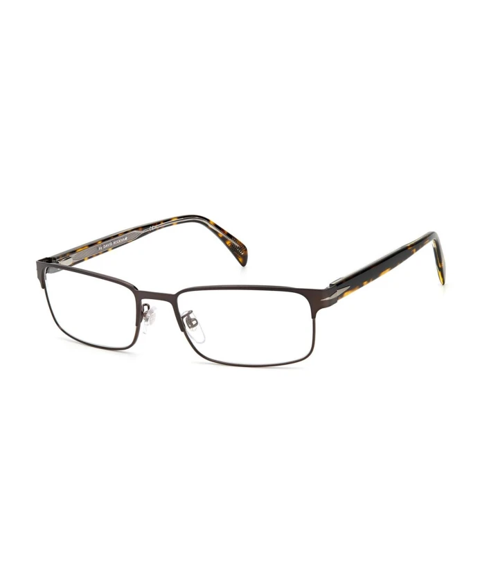 

Коричневые солнцезащитные очки с металлической оправой Eyewear By David Beckham, коричневый