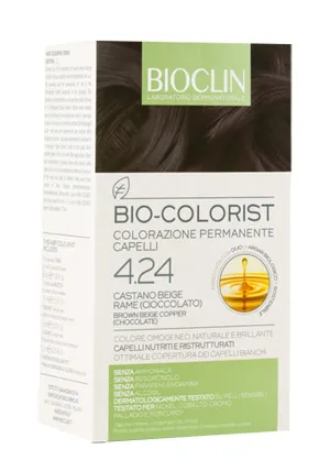 

Bioclin Bio-Colorist 4.24 Натуральная краска для волос коричнево-бежевый медный
