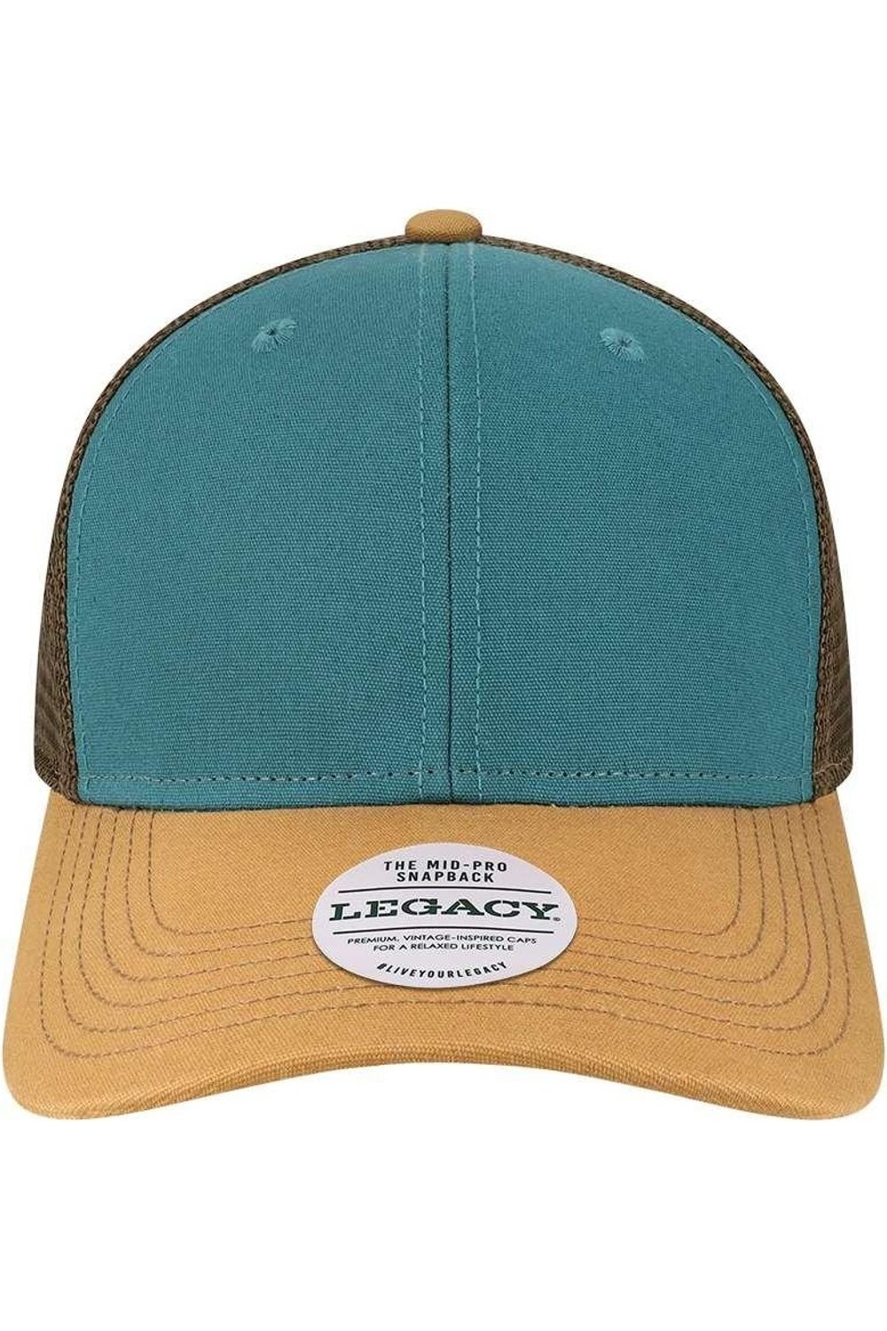 

Кепка водителя грузовика LEGACY Mid-Pro Snapback, цвет marine/ camel/ brown