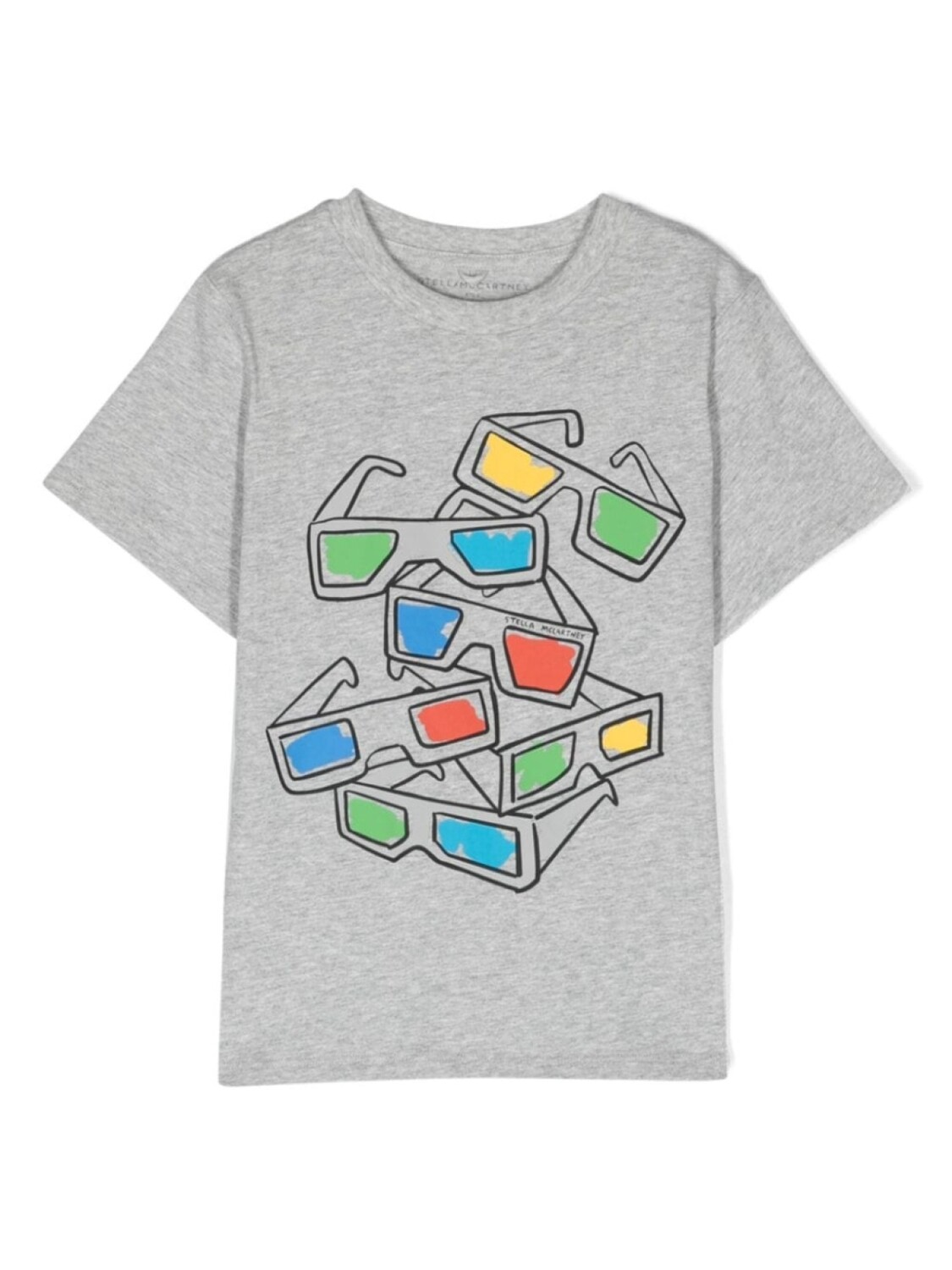 

Stella McCartney Kids футболка с принтом, серый