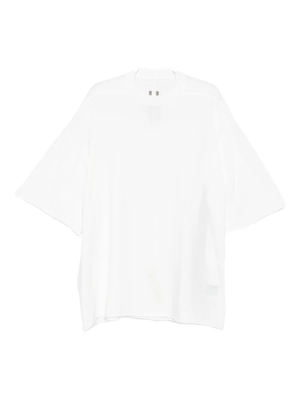 

Футболка с заниженным подолом Rick Owens DRKSHDW, белый