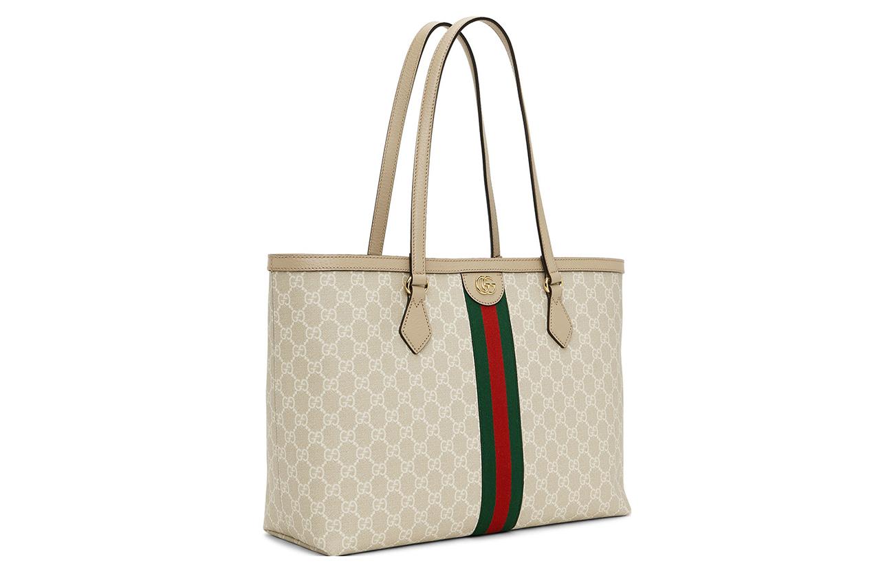 Сумка-шоппер унисекс из хлопка GUCCI — фото 2