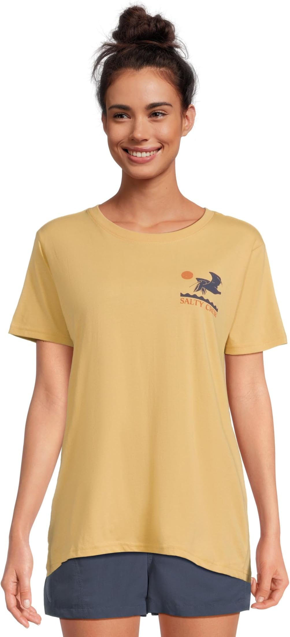 

Футболка Salty Crew Lunch Time Boyfriend Tee, цвет Dusty Gold
