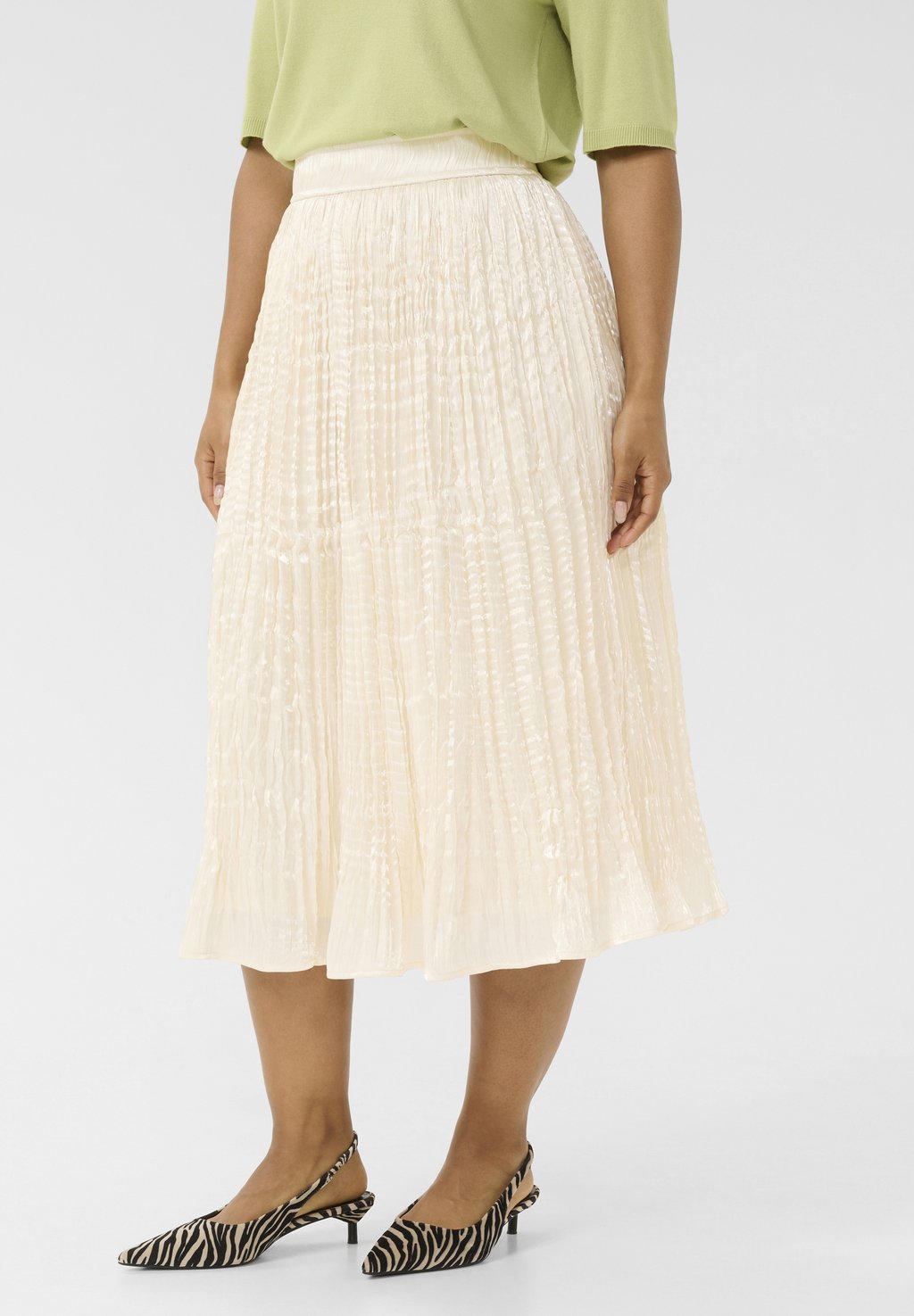 

Юбка А-силуэта CULALO - Pleated skirt Culture, кремовый