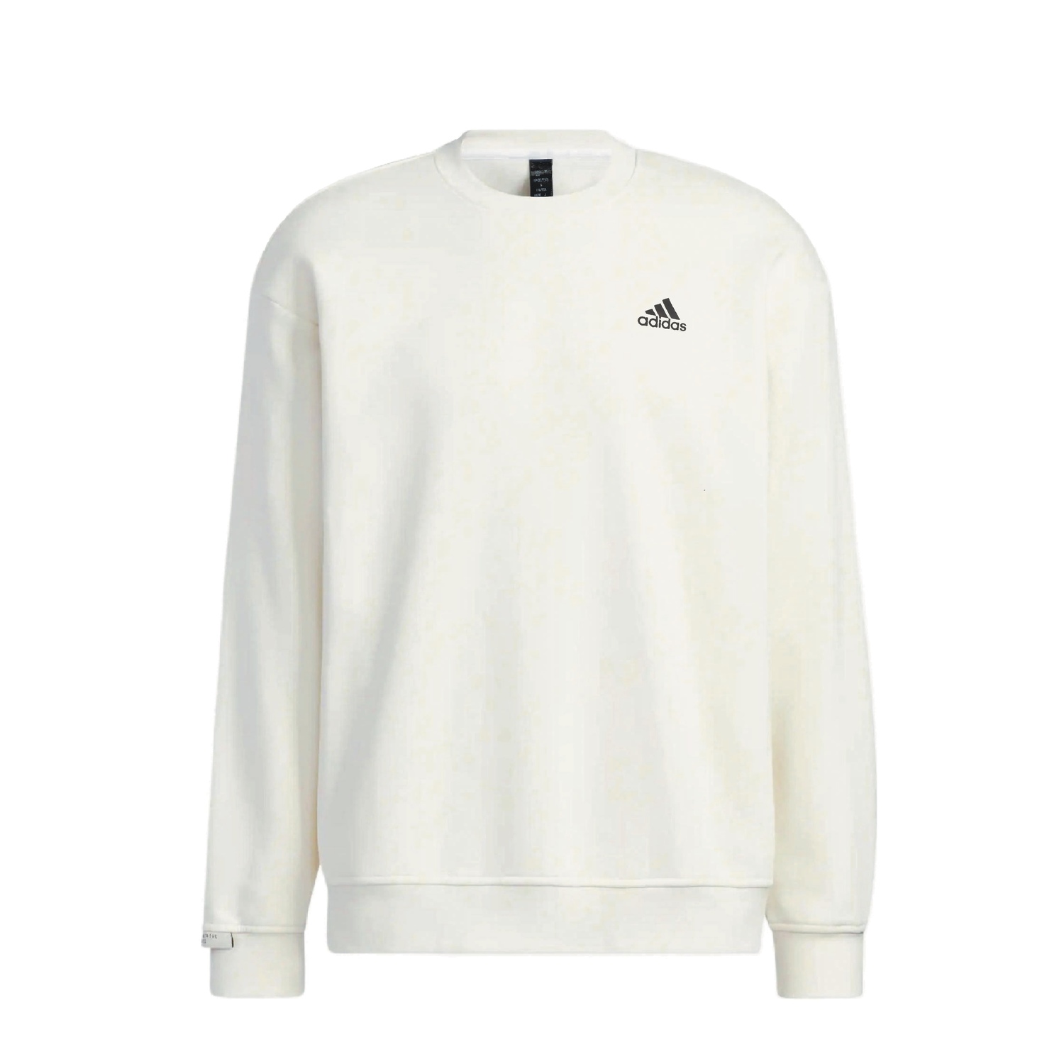 Adidas Толстовка унисекс белые с круглым вырезом, утолщенные, стандартного размера — фото 4