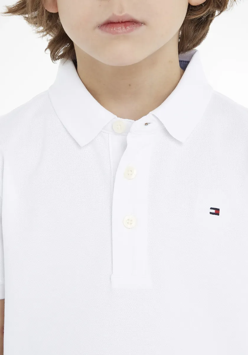 Рубашка-поло Tommy Hilfiger "BOYS TOMMY POLO", детская юниор MiniMe, для мальчиков, белый — фото 3