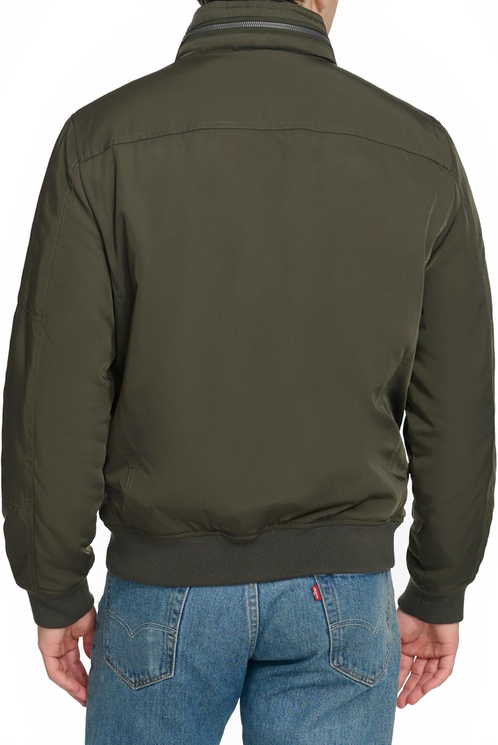 Мужская куртка-бомбер Levi's с воротником-стойкой, Army Green — фото 4
