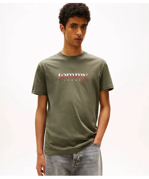 

Футболка Regular fit Tommy Jeans, зеленый
