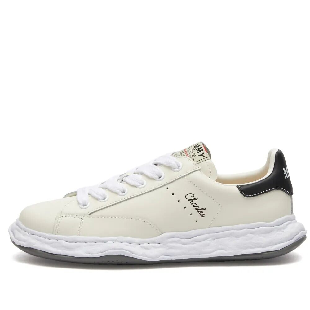

Maison Mihara Yasuhiro Charles Original Sole Low Leather Sne, белый, Белый;серый, Maison Mihara Yasuhiro Charles Original Sole Low Leather Sne, белый