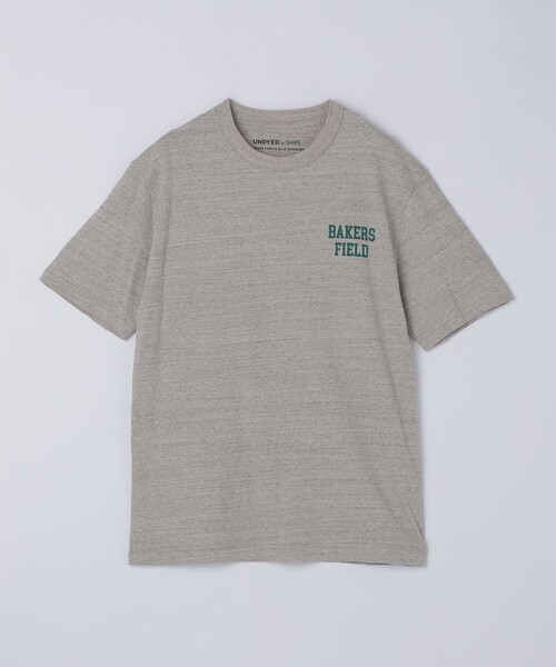 

Футболка с органическим принтом, неокрашенная SHIPS, светло-серый