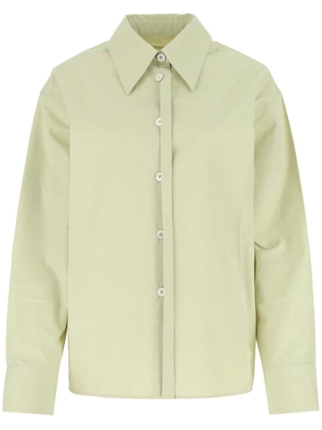 

Поплиновая рубашка Jil Sander, зеленый