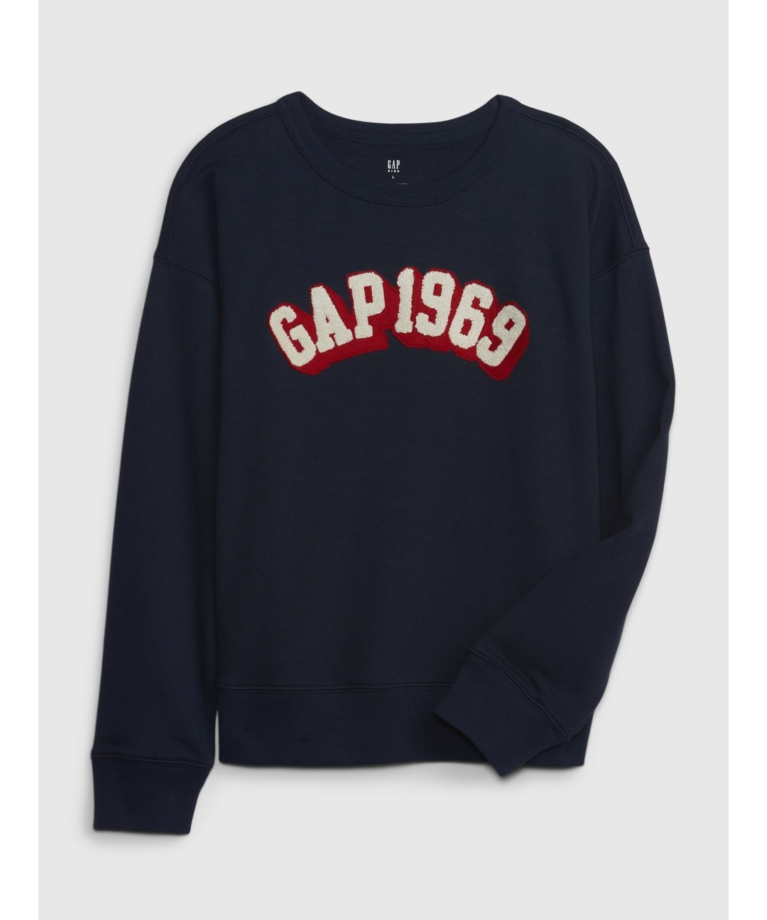 Детская толстовка с логотипом (K)GAP, TAPESTRY_NAVY