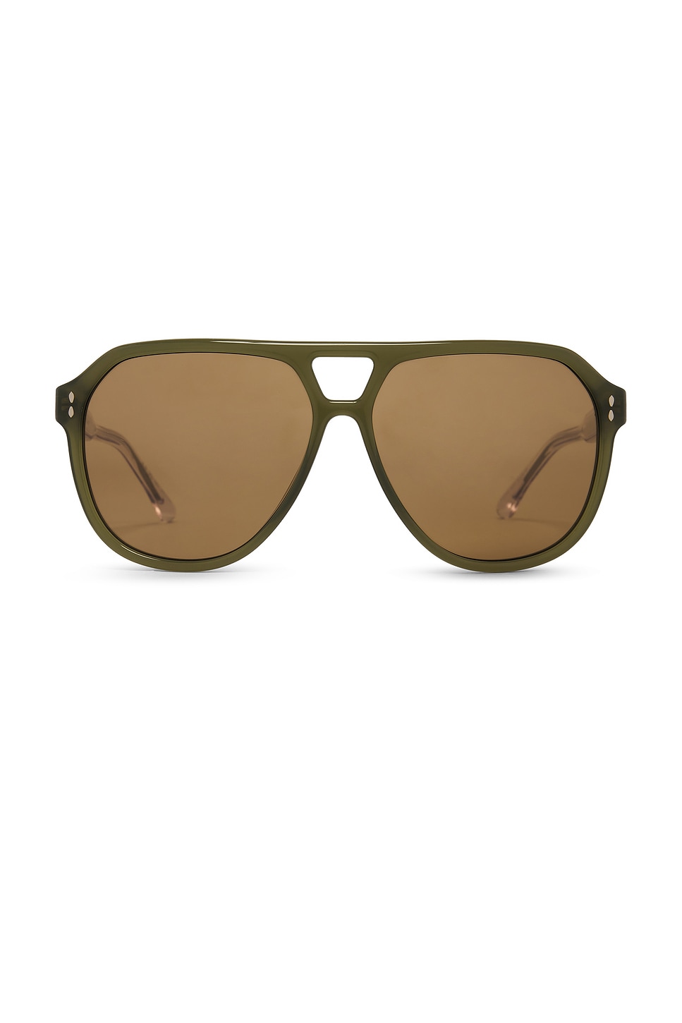 

Солнцезащитные очки-пилоты Isabel Marant, khaki & green