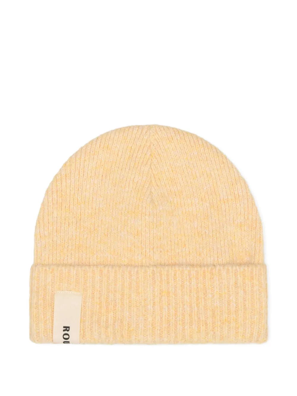 

Шапка бини в рубчик ROUGH., желтый