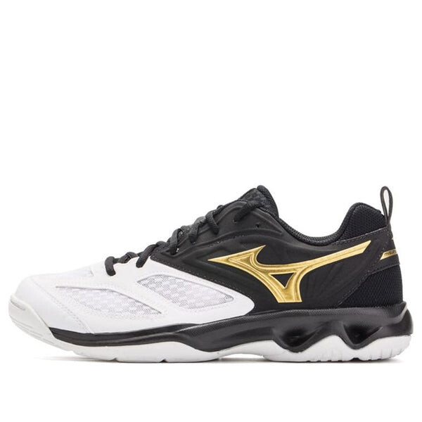 

Кроссовки dynablite 'white black gold' Mizuno, белый