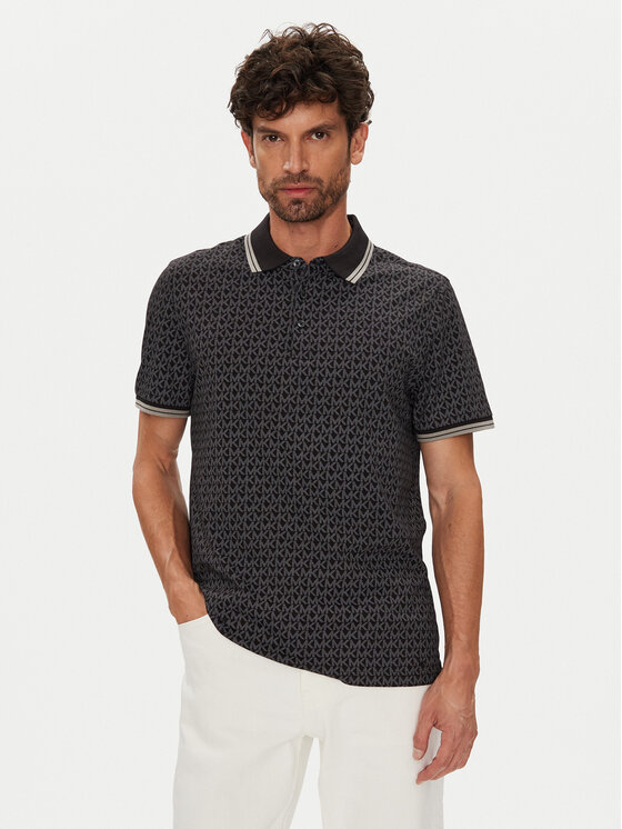 

Поло regular fit CS550V85KS Michael Kors, чёрный