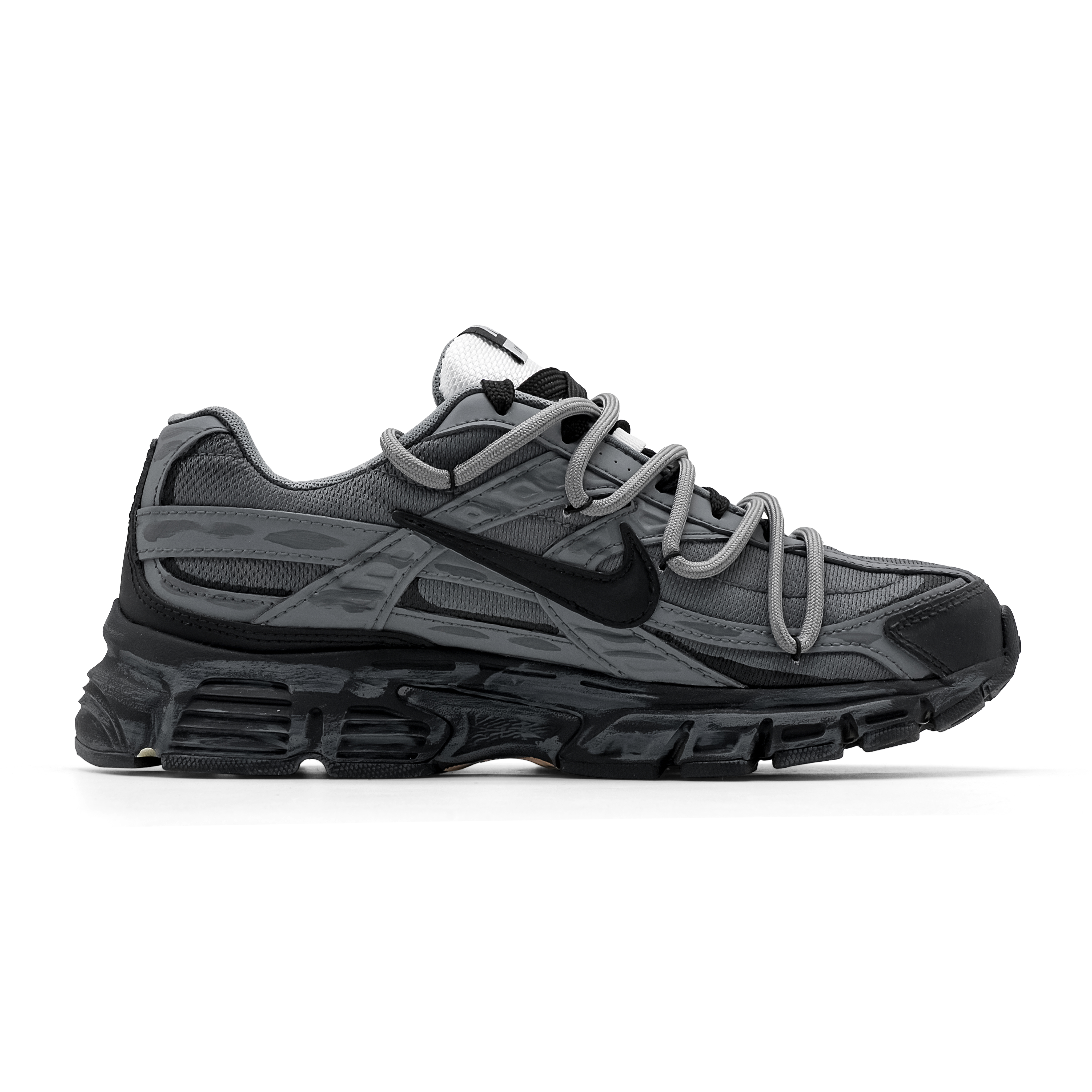 Nike Беговые кроссовки Casual низкие Unisex инициатор Cow Split Leather с амортизацией Gray — фото 3