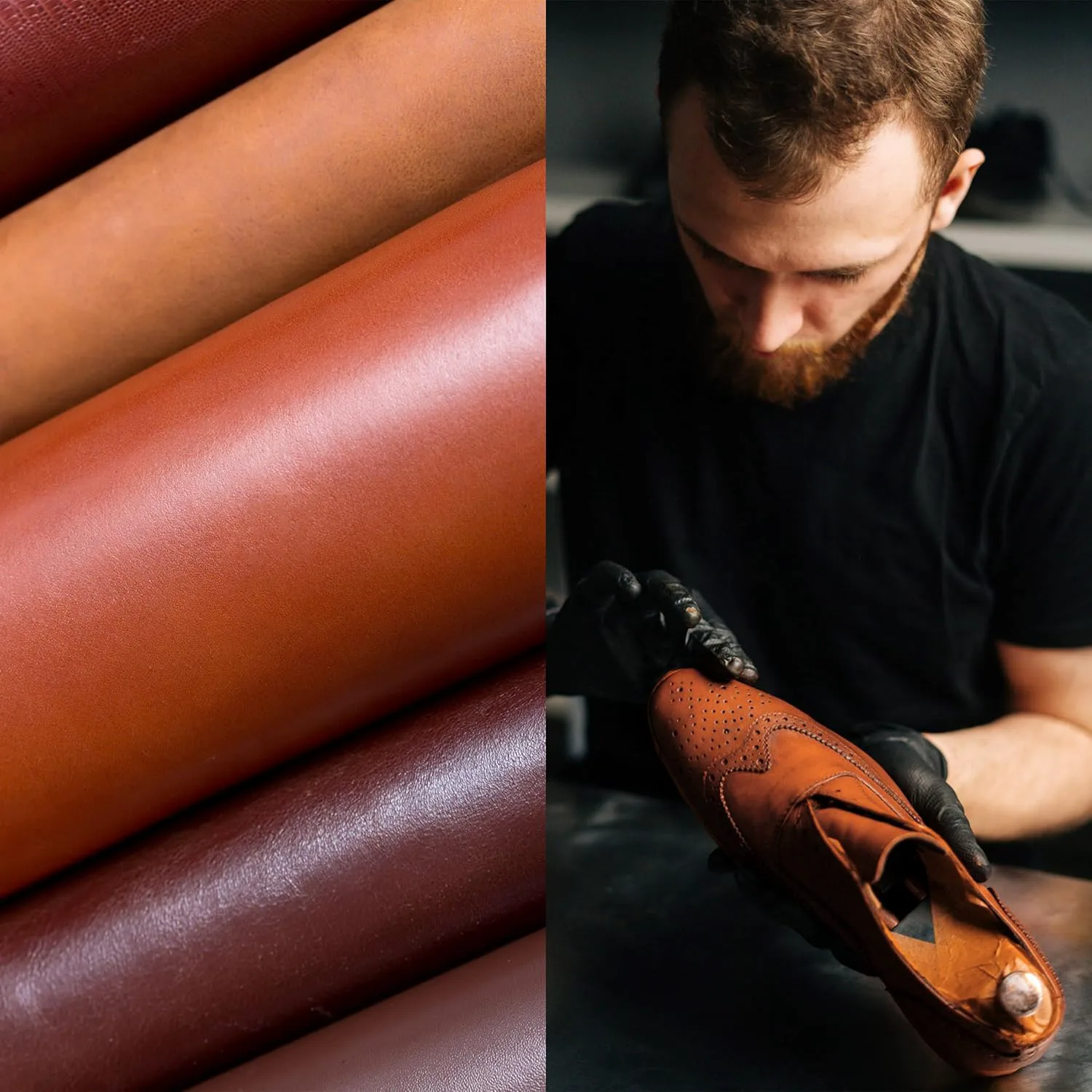 

Мужские классические туфли, мужские оксфорды, стильные кожаные туфли на шнуровке с декоративными перфорациями, деловые повседневные формальные дерби EliteLand, черный