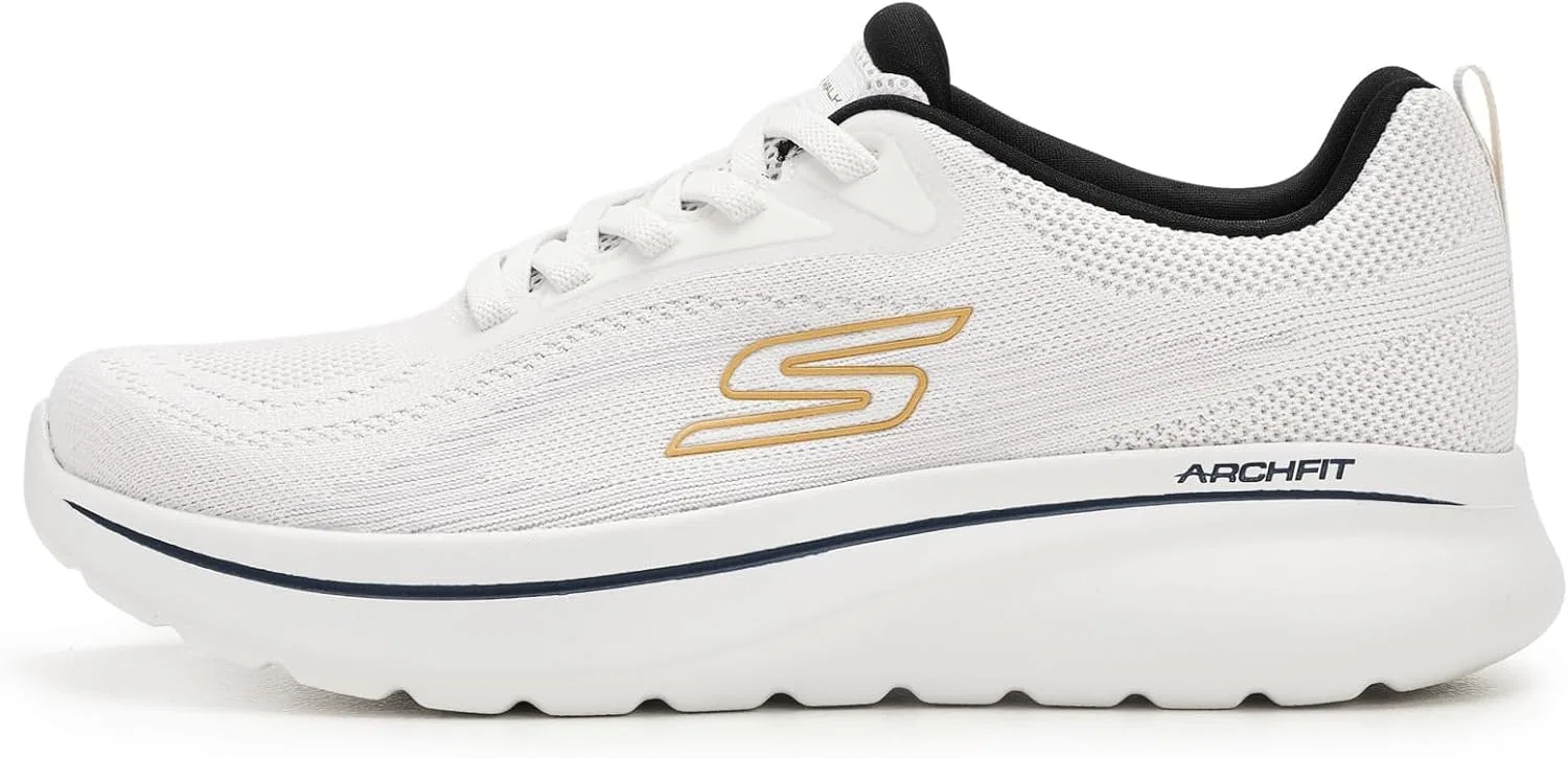 Мужские кроссовки Skechers Go Walk Arch Fit N-Joy Nate, White Navy — фото 4