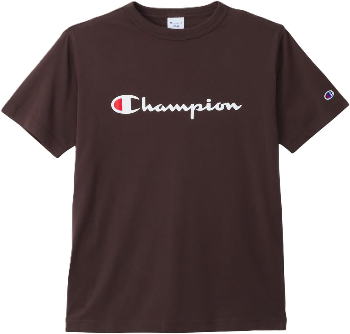

Мужская футболка с коротким рукавом Champion C3-P302Z/C3-X353L, 100% хлопок, классический принт с логотипом, футболка с коротким рукавом, шоколадный