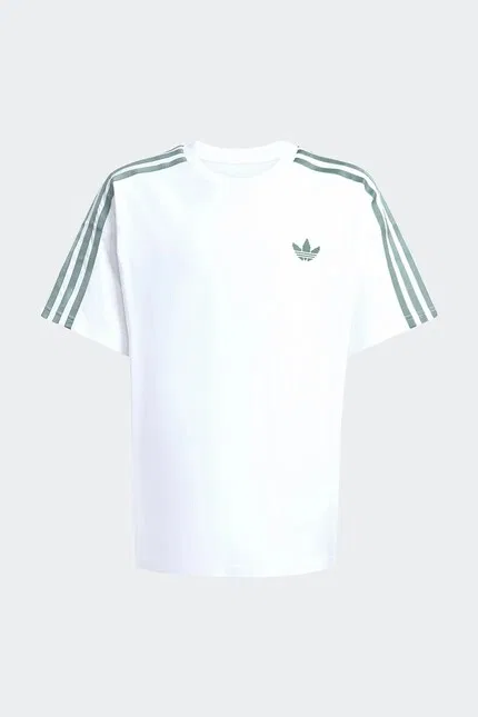 Футболка детская с принтом Adidas Originals, белый — фото 2