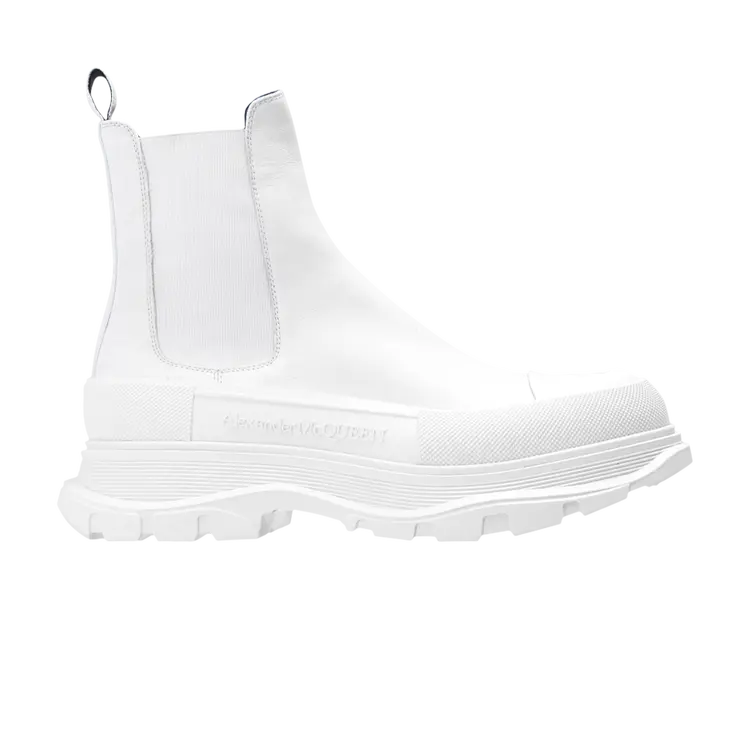 

Ботинки Alexander McQueen Tread Slick Chelsea Boot, белый