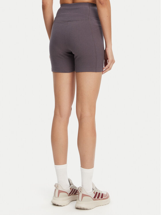 Облегающие байкерские шорты ALL SZN Rib JJ1233 Adidas, серый — фото 3
