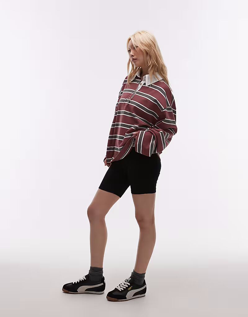 

Базовые леггинсы-шорты Topshop Petite черного цвета