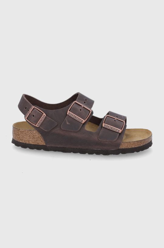 

Кожаные сандалии Milano Birkenstock, коричневый