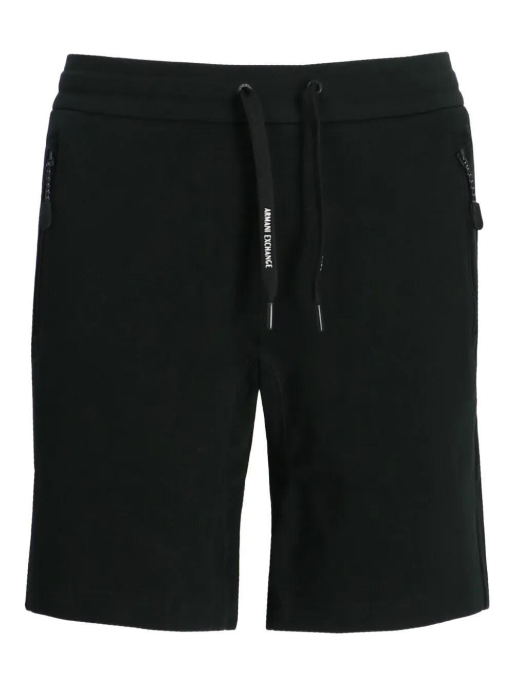 

Хлопковые шорты Armani Exchange, черный