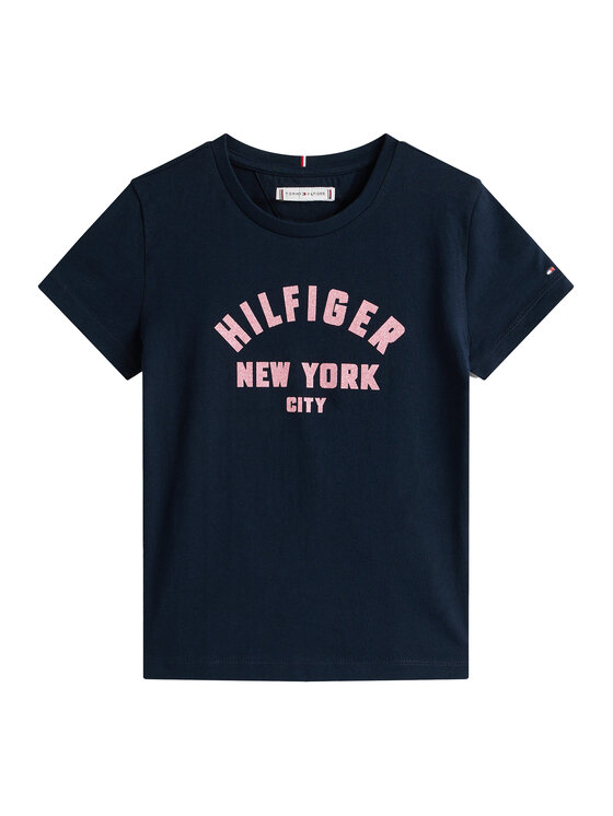 Футболка обычного кроя Graphic KG0KG08813 Tommy Hilfiger, синий — фото 4