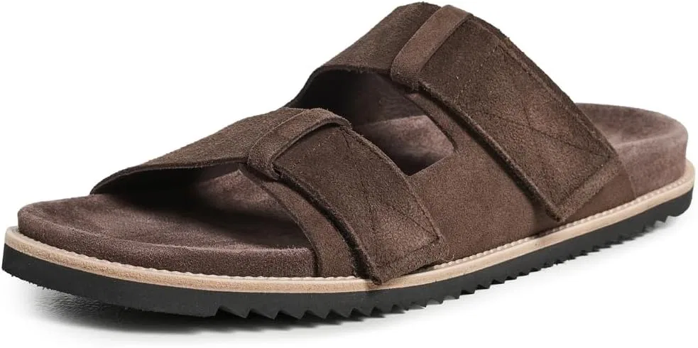 Сандалии с двумя ремешками Allen Edmonds, горький шоколад