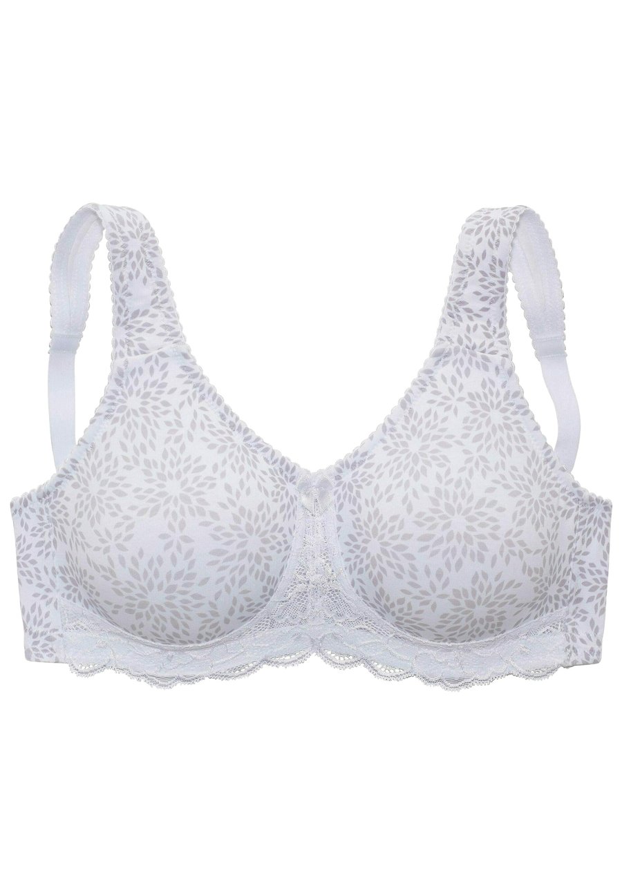 

Бюстгальтер LASCANA ENTLASTUNGS, Weiß Taupe/Multi-Coloured