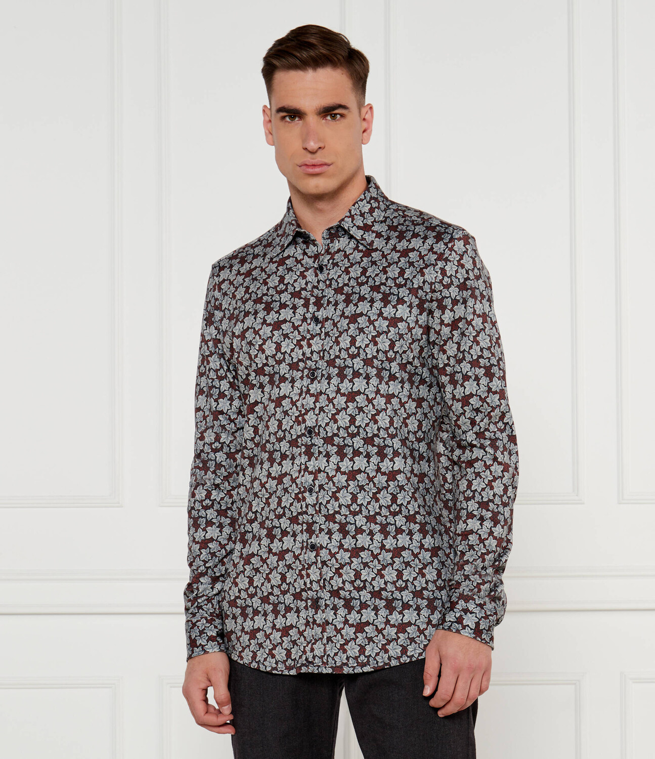 

Рубашка Joop! Jeans Hanson Slim Fit, разноцветный